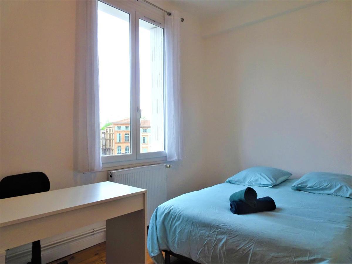 Chambre Privee Et Spacieuse Au Sein D'Un Logement Partage - Central, Quartier Villebourbon - 3 Chambres Doubles - 2 Balcons - Places De Stationnements Gratuites - 5 Min A Pied Gare Et Hypercentre Montauban Extérieur photo